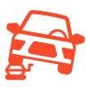 Car Being Fixed Icon